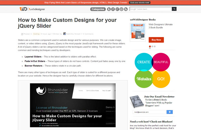 1stwebdesigner.com Web Design Blog