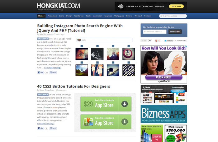 hongkiat.com Web Design Blog