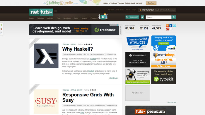 net.tutsplus.com Web Design Blog