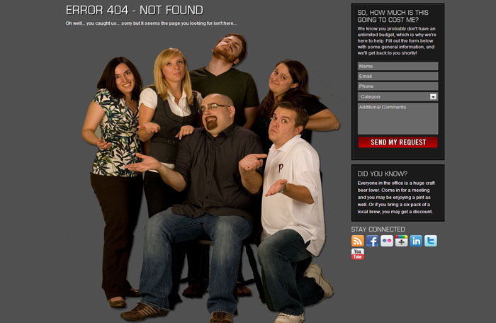 inverseparadox.com 404 page design