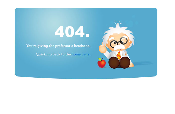examprofessor.com 404 page design