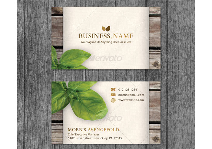 Delightful Printable Business Card Template