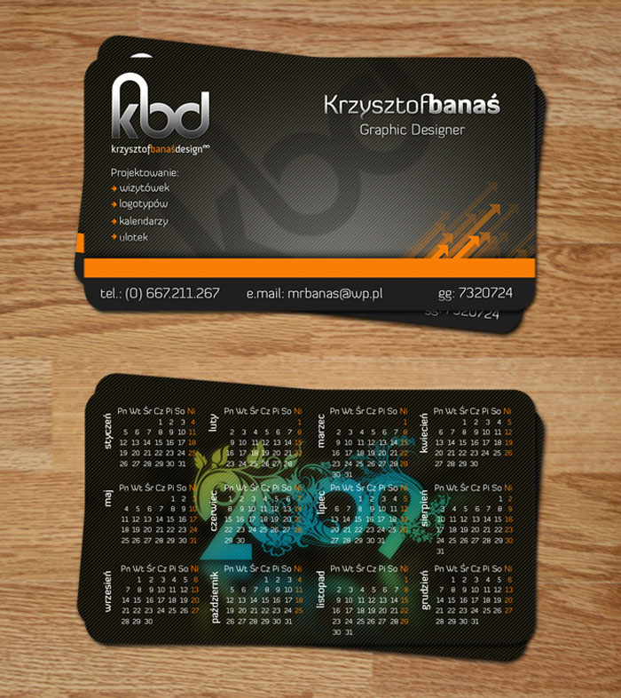 Krzysztof Banas Black Business Card