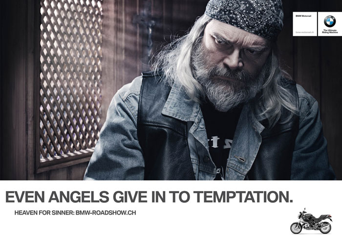 Even angels give in to temptation Print Advertisement