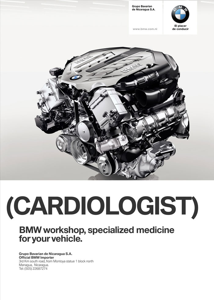 BMW workshop, specialized medicine for your vehicle 2 Print Advertisement