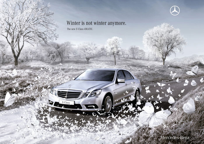 Winter is not winter anymore Print Advertisement
