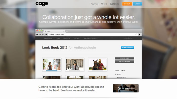 cageapp.com Designed with Twitter Bootstrap