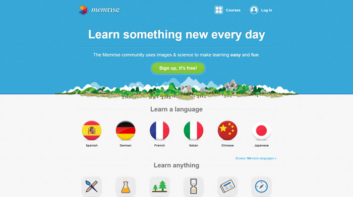 memrise.com Designed with Twitter Bootstrap