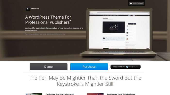 standardtheme.com Designed with Twitter Bootstrap