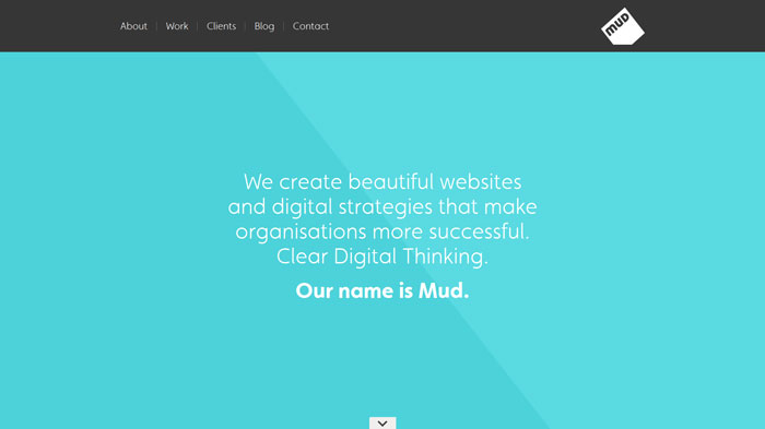 ournameismud.co.uk Clean Web Design