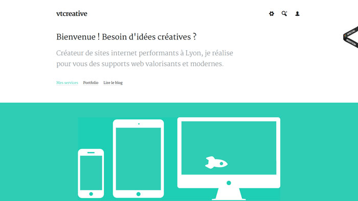 vtcreative.fr Clean Web Design