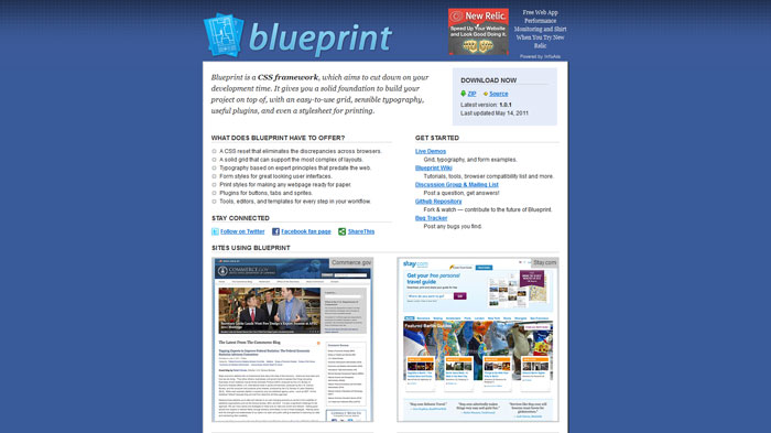 Blueprint Popular CSS Library