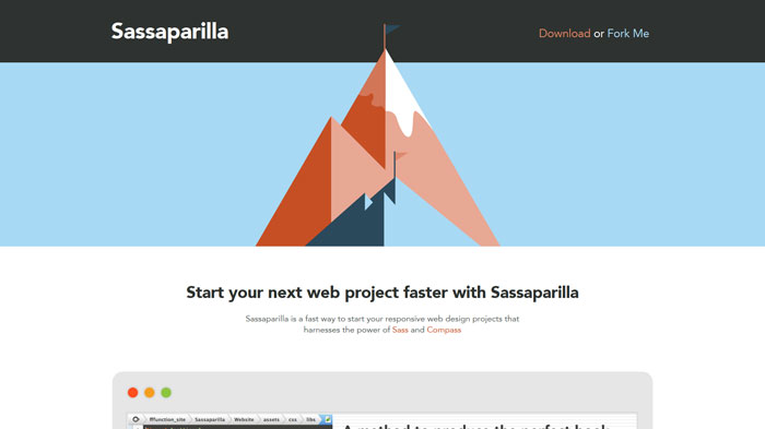 Sassaparilla Popular CSS Library
