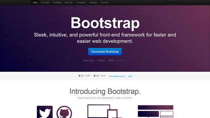 Bootstrap Popular CSS Library