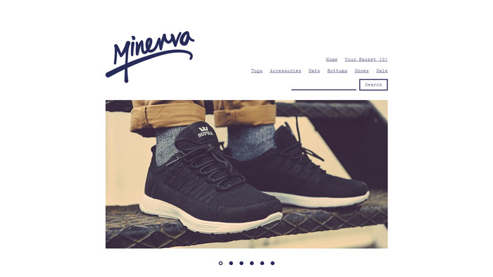 minervastreetwear.com Ecommerce website