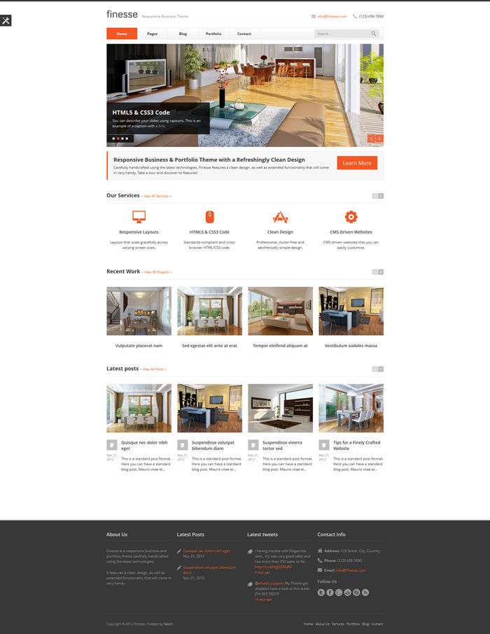 finesse Drupal Website design