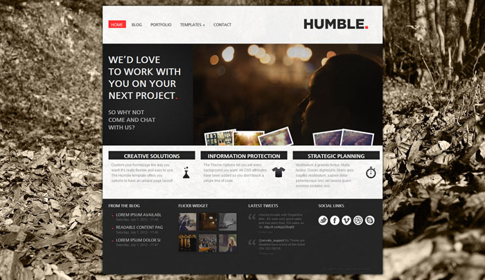 humble Drupal Website design