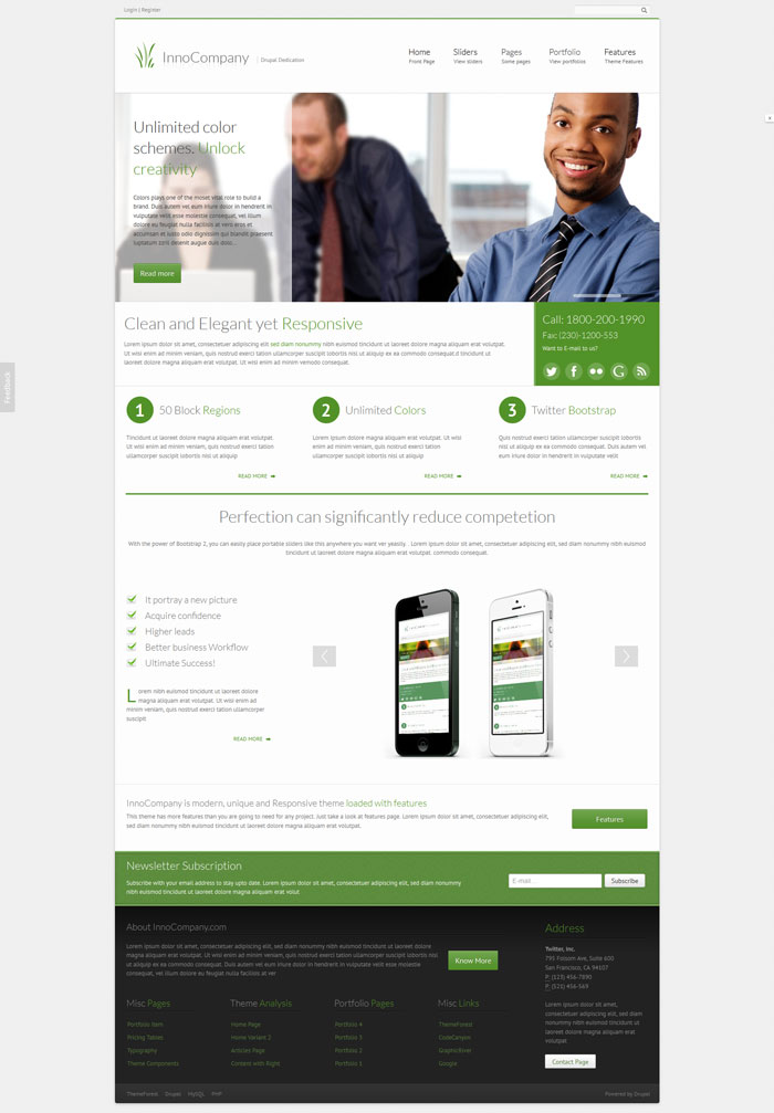 icompany Drupal Website design