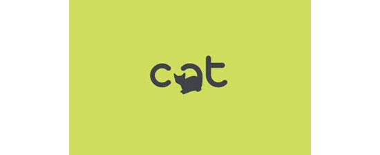 cat Dual Meaning Logo Design Inspiration