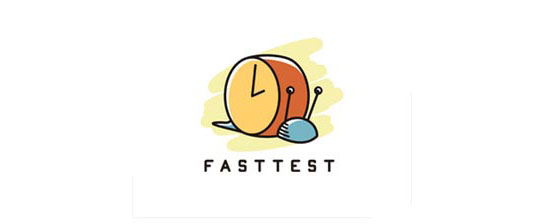 Fasttest Dual Meaning Logo Design Inspiration