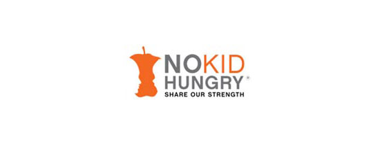 No kid hungry Dual Meaning Logo Design Inspiration