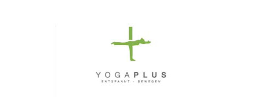 YOGA PLUS Dual Meaning Logo Design Inspiration