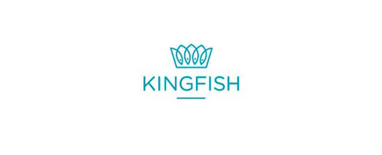 King Fish Dual Meaning Logo Design Inspiration
