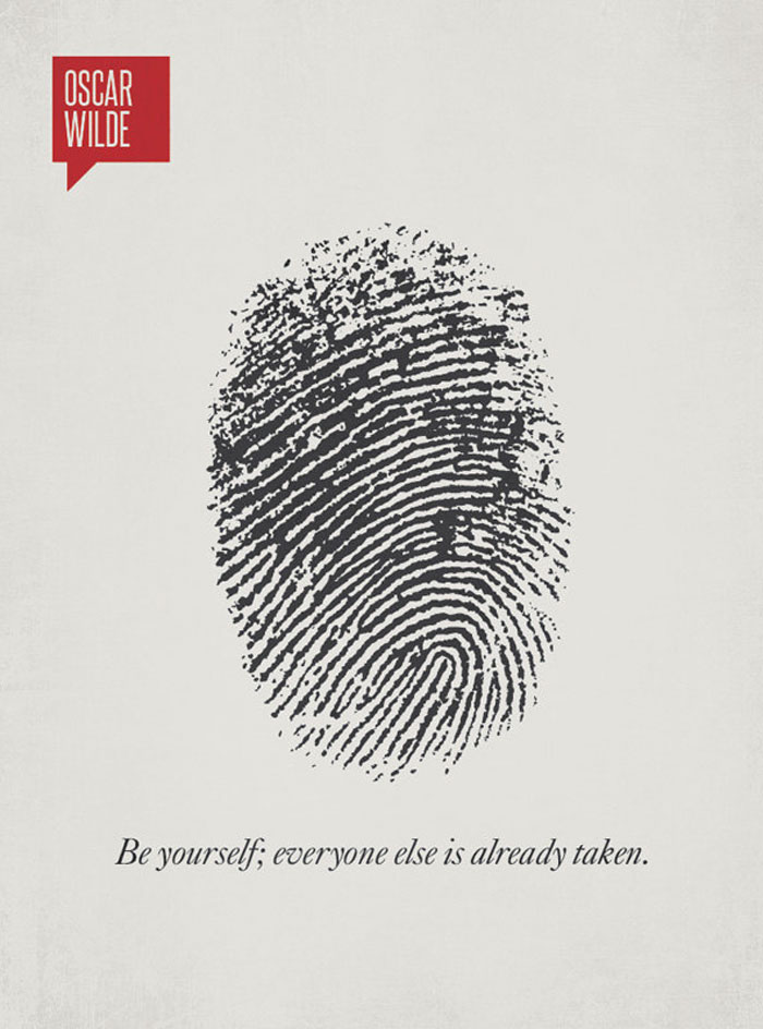 Be yourself; everyone else is already taken Quote Minimalist poster