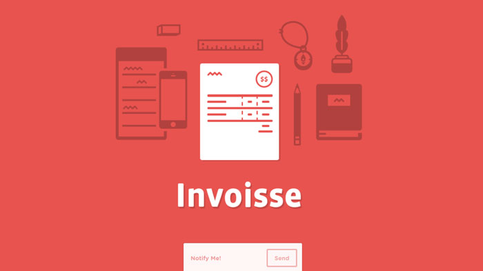 invoisse.com Flat Web Design Inspiration