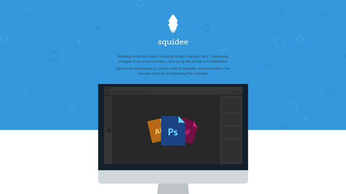 squidee.co Flat Web Design Inspiration
