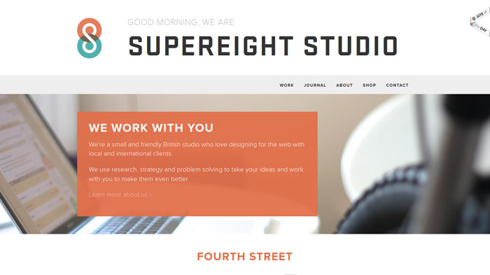 supereightstudio.com Flat Web Design Inspiration