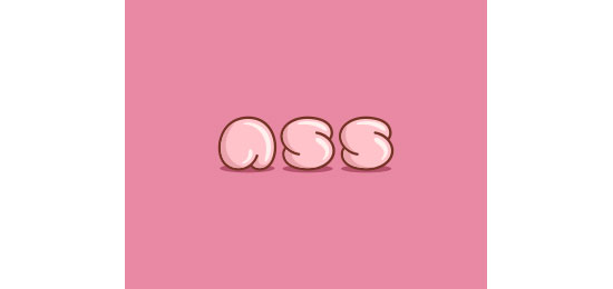 Ass Logo Design Inspiration Made Just For Fun