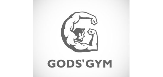 God's Gym Logo Design Inspiration Made Just For Fun
