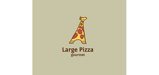 Large Pizza Logo Design Inspiration Made Just For Fun