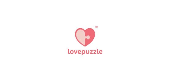 Love Puzzle Logo Design Inspiration Made Just For Fun
