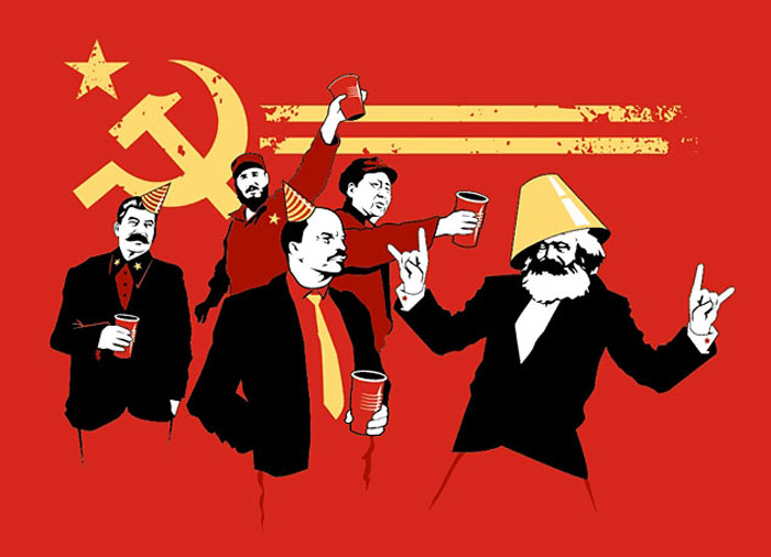The Communist Party Guys T-Shirt Design