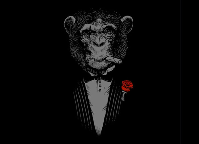 Monkey Business Guys T-Shirt Design