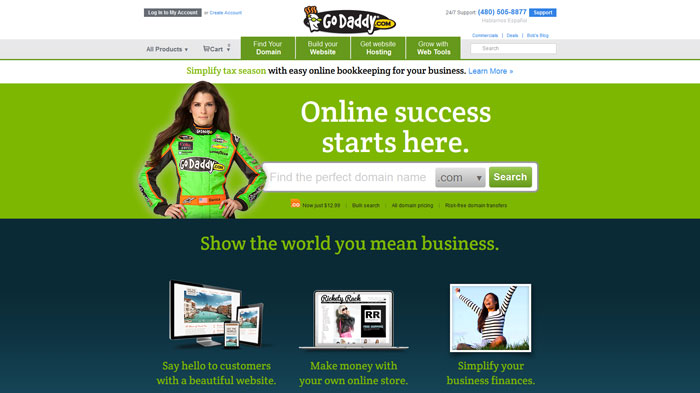 godaddy.com Website Hosting Provider