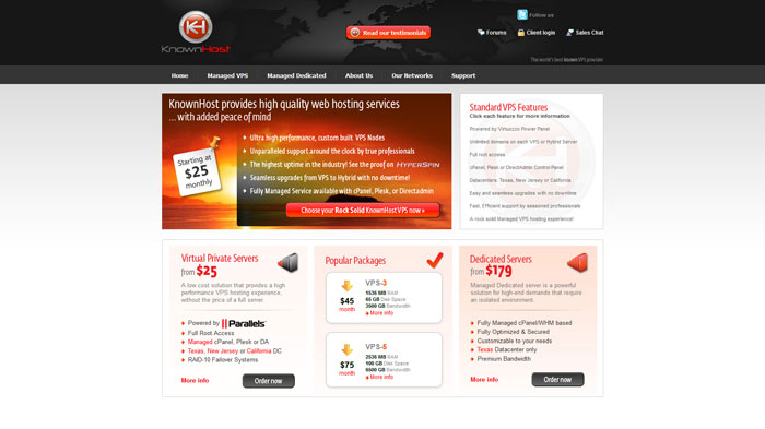 knownhost.com Website Hosting Provider