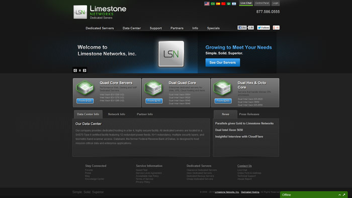 limestonenetworks.com Website Hosting Provider