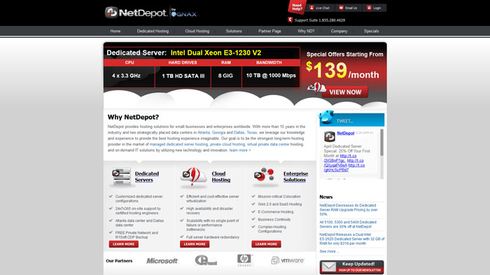 netdepot.com Website Hosting Provider