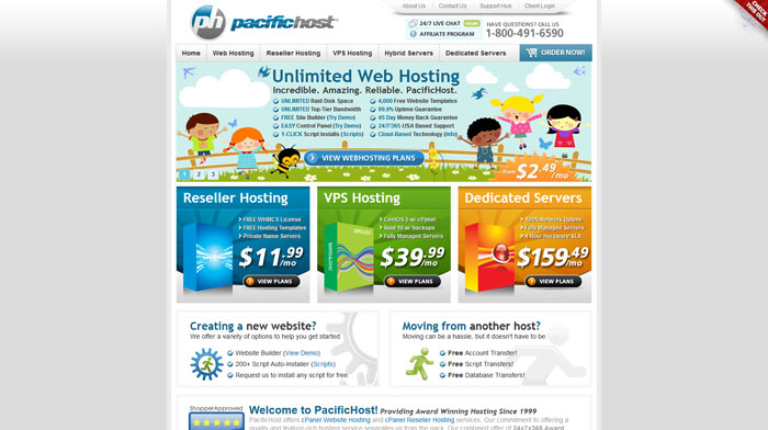 pacifichost.com Website Hosting Provider