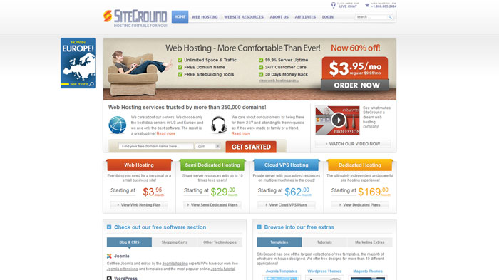 siteground.com Website Hosting Provider