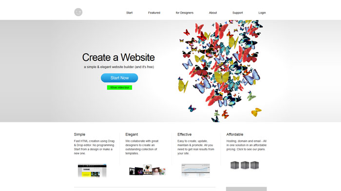 New website templates section 3