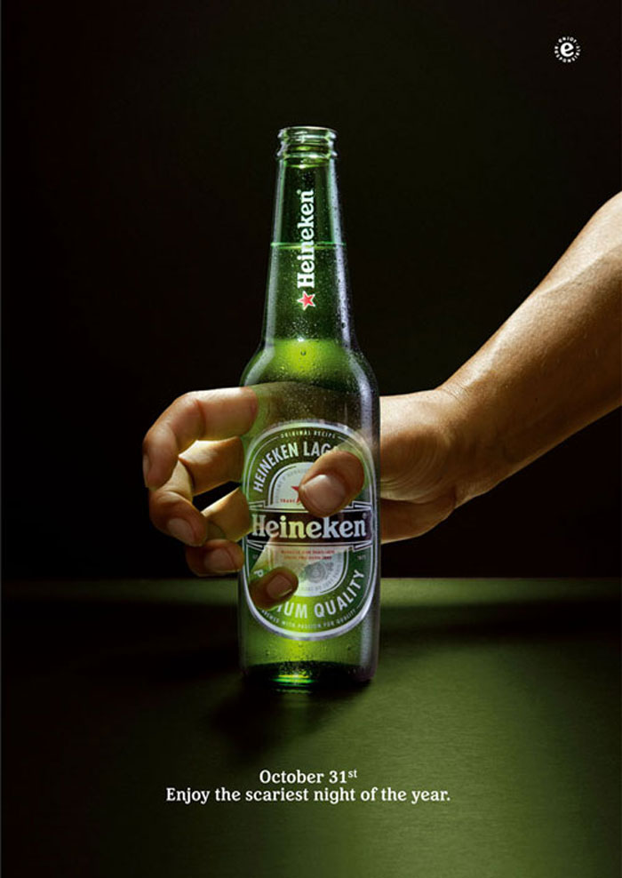 Heineken Halloween – Enjoy the scariest night of the year Creative Ad Made By Italian Art Directors And Copywriters