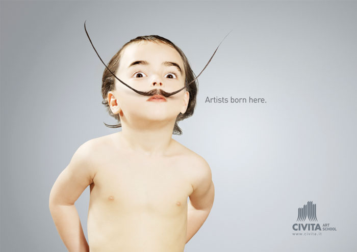 Artists born here Creative Ad Made By Italian Art Directors And Copywriters