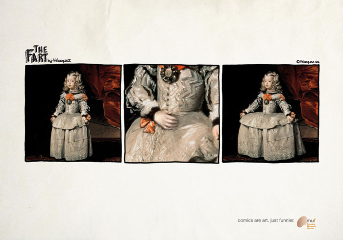 Comics are art. Just funnier Creative Ad Made By Italian Art Directors And Copywriters