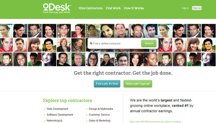odesk.com job board
