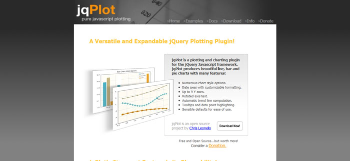 jqPlot jQuery Data Visualization Plugin