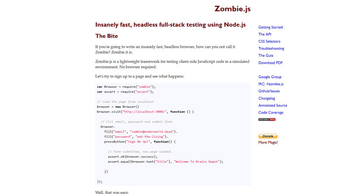 Zombie.js